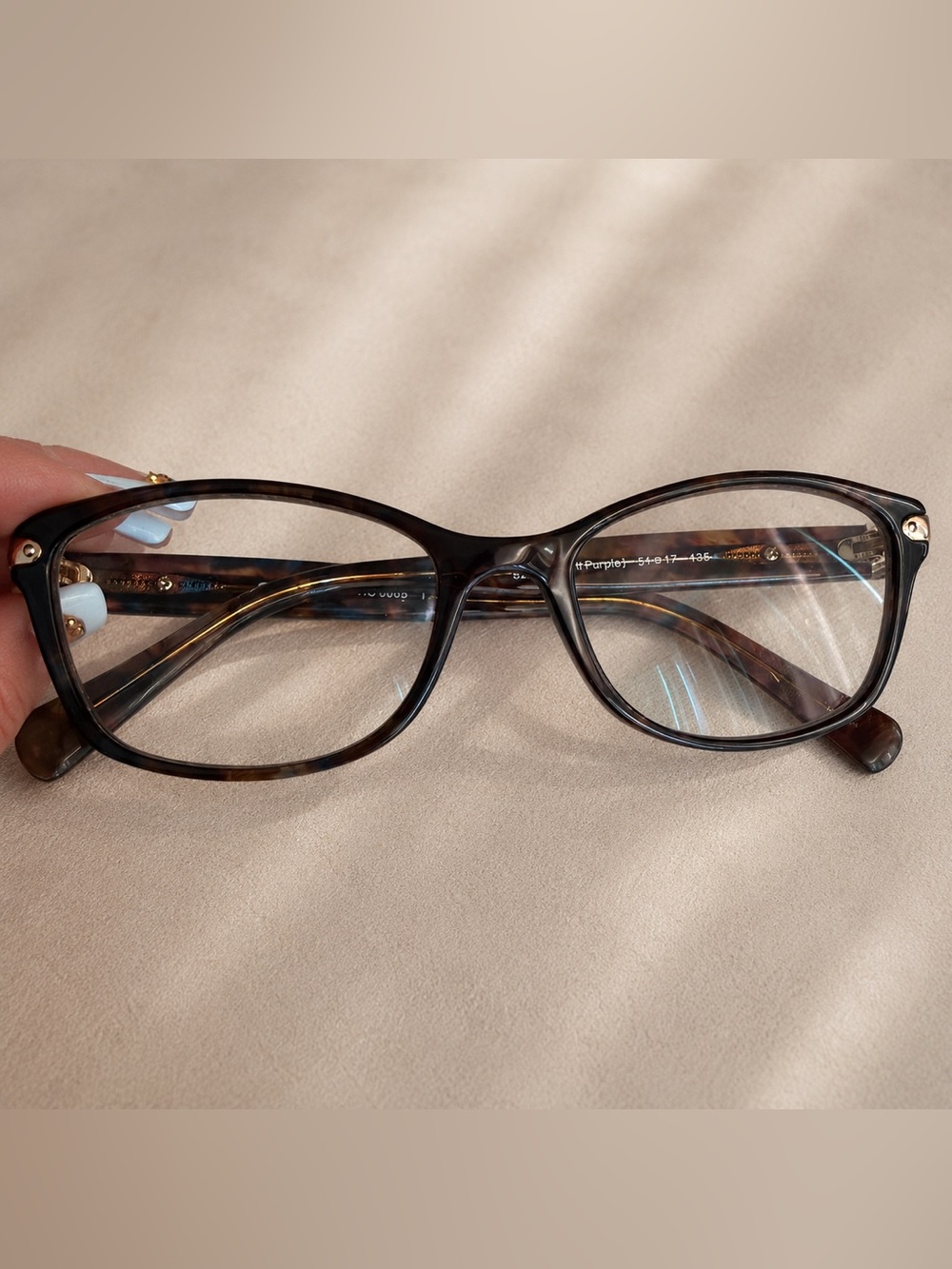 Coach HC6065 Confetti Purple Eyeglasses Frames 51-17 Women’s Rx Glasses
